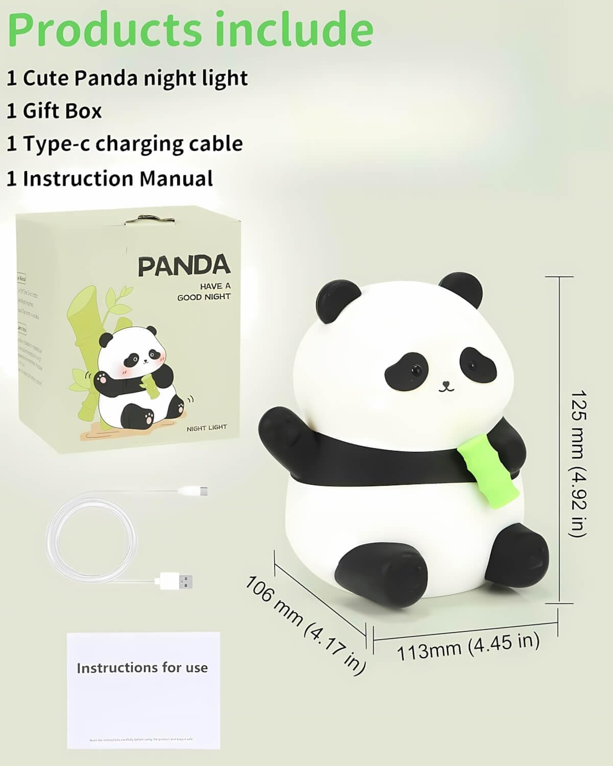 Panda Night Lamp